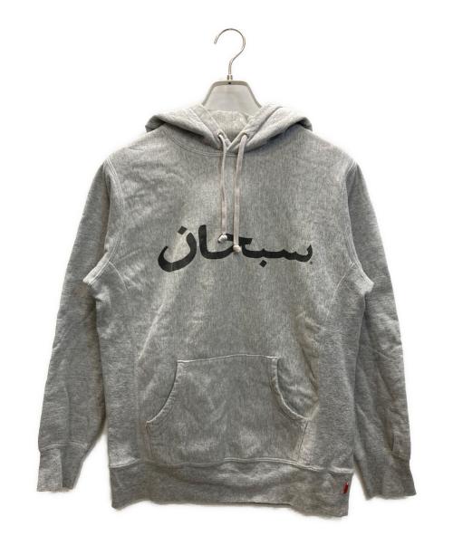 SUPREME（シュプリーム）Supreme (シュプリーム) Arabic Logo Hooded Sweatshirt グレー サイズ:SIZE Sの古着・服飾アイテム