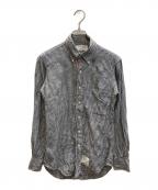 Thom Browneトムブラウン）の古着「ギンガムチェックシャツ」｜ブラック×ホワイト