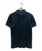 FRED PERRY×COMME des GARCONS SHIRTフレッドペリー×コムデギャルソンシャツ）の古着「ポロシャツ」｜ブラック×ブルー