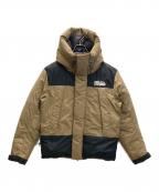FIRST DOWNファーストダウン）の古着「ラップダウンパーカー / WRAP DOWN PARKA」｜ベージュ×ブラック