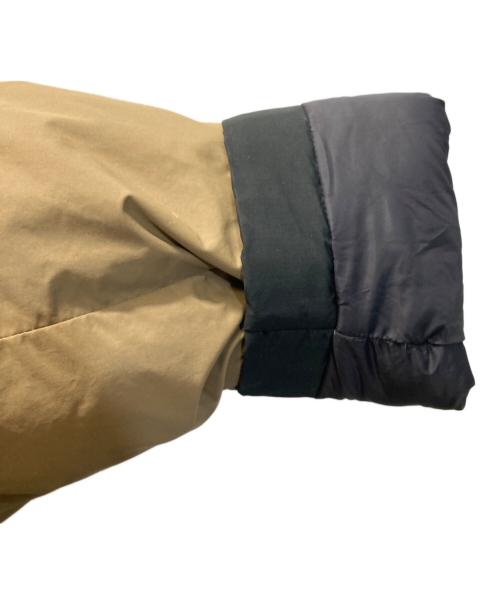 FIRST DOWN（ファーストダウン）FIRST DOWN (ファーストダウン) ラップダウンパーカー / WRAP DOWN PARKA ベージュ×ブラック サイズ:SIZE Lの古着・服飾アイテム