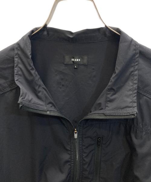 BEAMS（ビームス）BEAMS (ビームス) 撥水 ライト ウェイト ブルゾン ブラック サイズ:SIZE Lの古着・服飾アイテム