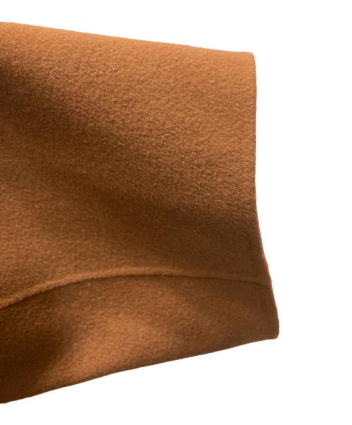 UNITED ARROWS（ユナイテッドアローズ）UNITED ARROWS (ユナイテッドアローズ) バイカラー リバー ミドルコート ブラウン×オレンジ サイズ:SIZE 36の古着・服飾アイテム