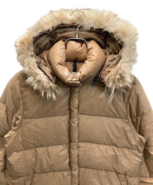 MONCLER（モンクレール）MONCLER (モンクレール) ダウンコート ブラウン サイズ:SIZE 0の古着・服飾アイテム