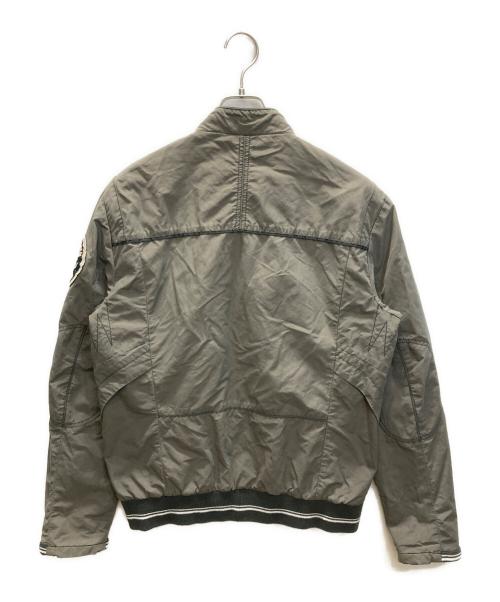 CHEVIGNON（シェビニオン）CHEVIGNON (シェビニオン) ライダースジャケット グレー サイズ:SIZE Lの古着・服飾アイテム