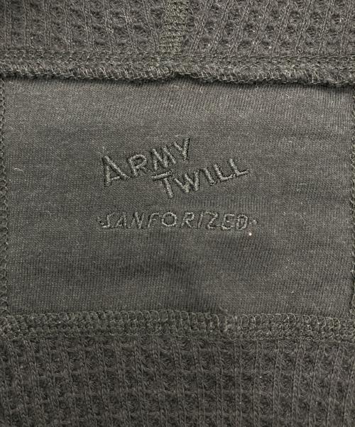 ARMY TWILL（アーミーツイル）ARMY TWILL (アーミーツイル) JOURNAL STANDARD (ジャーナルスタンダード) Waffle Hoodie ブラック サイズ:下記参照の古着・服飾アイテム
