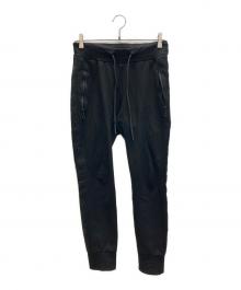 ONE GRAVITY（ワングラヴィティ）の古着「サイドテープライン イージー トラックパンツ」｜ブラック