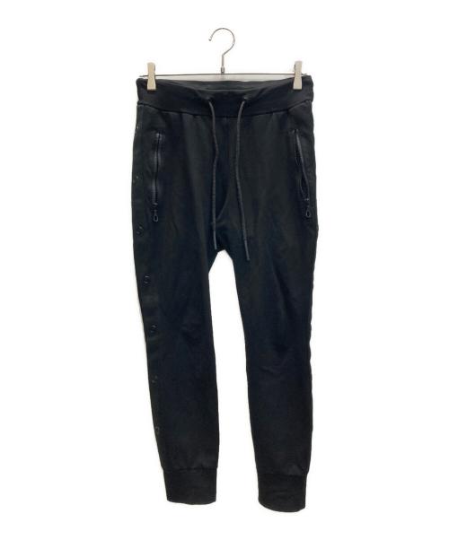 ONE GRAVITY（ワングラヴィティ）ONE GRAVITY (ワングラヴィティ) サイドテープライン イージー トラックパンツ ブラック サイズ:SIZE Sの古着・服飾アイテム