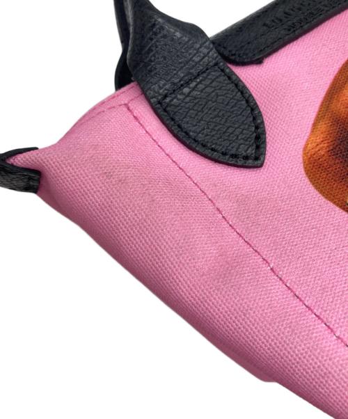 LONGCHAMP（ロンシャン）LONGCHAMP (ロンシャン) TOILET PAPER (トイレットペーパー) ショルダーバッグ ピンクの古着・服飾アイテム