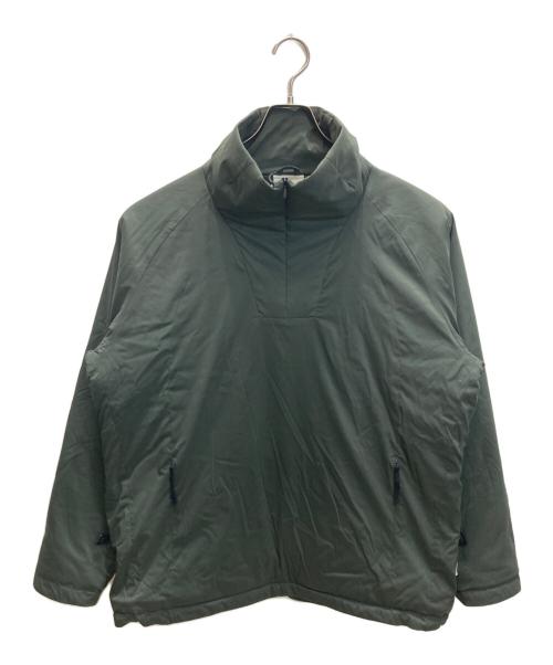 alk phenix（アルクフェニックス）alk phenix (アルクフェニックス) Insuluted air half zip カーキ サイズ:Lの古着・服飾アイテム