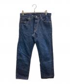 DENIMEドゥニーム）の古着「セルビッチデニムパンツ」｜インディゴ