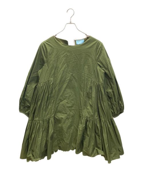merlette（マーレット）Merlette (マーレット) TOMORROW LAND (トゥモローランド) SOLIMAN DRESS グリーン サイズ:Freeの古着・服飾アイテム