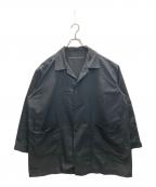 My Beautiful Landletマイビューティフルランドレット）の古着「microtty oxford long shirt coat」｜ブラック