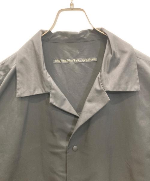 My Beautiful Landlet（マイビューティフルランドレット）My Beautiful Landlet (マイビューティフルランドレット) microtty oxford long shirt coat ブラック サイズ:SIZE 1の古着・服飾アイテム