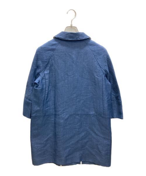 'S Max Mara（エスマックスマーラ）'S Max Mara (エスマックスマーラ) リネン混コート ブルー サイズ:SIZE 40の古着・服飾アイテム