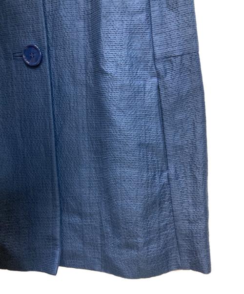 'S Max Mara（エスマックスマーラ）'S Max Mara (エスマックスマーラ) リネン混コート ブルー サイズ:SIZE 40の古着・服飾アイテム