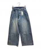 Spick and Spanスピック＆スパン）の古着「5 1/2 BAGGY DENIM」｜ブルー