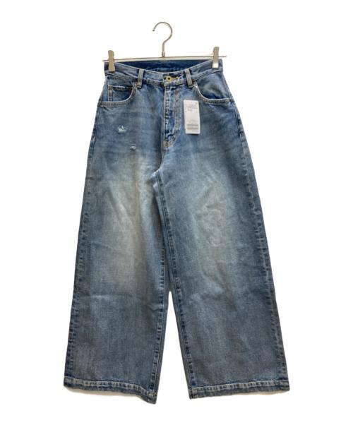 Spick and Span（スピック＆スパン）Spick and Span (スピック＆スパン) 5 1/2 BAGGY DENIM ブルー サイズ:W26 未使用品の古着・服飾アイテム