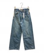 Something×Spick and Spanサムシング×スピック＆スパン）の古着「LISA VINTAGE WIDE」｜ブルー