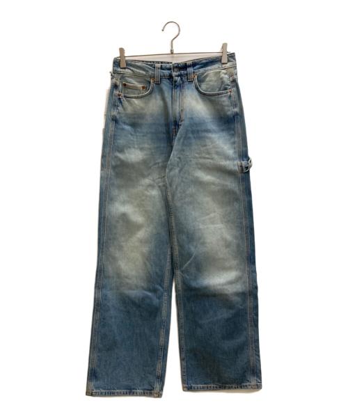 haikure（ハイクル）HAIKURE (ハイクル) AP STUDIO (エーピーストゥディオ) WINONA painter denim ブルー サイズ:SIZE 61cm (W24) 未使用品の古着・服飾アイテム