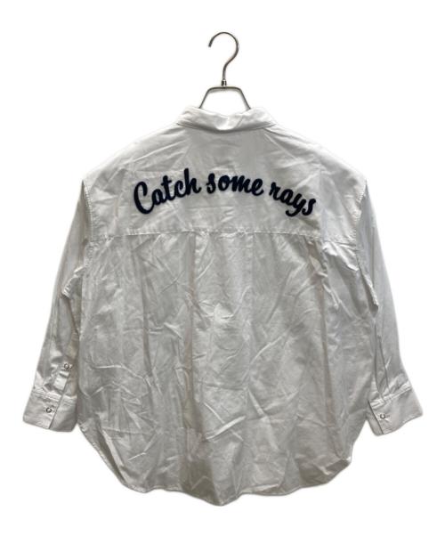 Spick and Span（スピック＆スパン）Spick and Span (スピック＆スパン) 刺繍オーバーシャツ ホワイト サイズ:Free 未使用品の古着・服飾アイテム