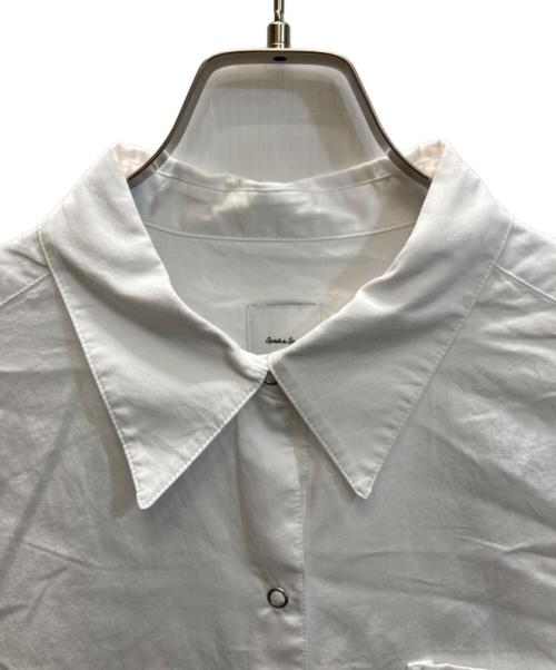 Spick and Span（スピック＆スパン）Spick and Span (スピック＆スパン) 刺繍オーバーシャツ ホワイト サイズ:Free 未使用品の古着・服飾アイテム
