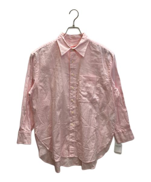 Spick and Span（スピック＆スパン）Spick and Span (スピック＆スパン) コットンリネンルーズシャツ ピンク サイズ:Free 未使用品の古着・服飾アイテム