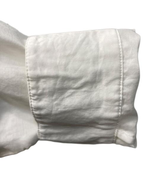 Spick and Span（スピック＆スパン）Spick and Span (スピック＆スパン) コットンシルクフロントフリルブラウス ホワイト サイズ:Free 未使用品の古着・服飾アイテム