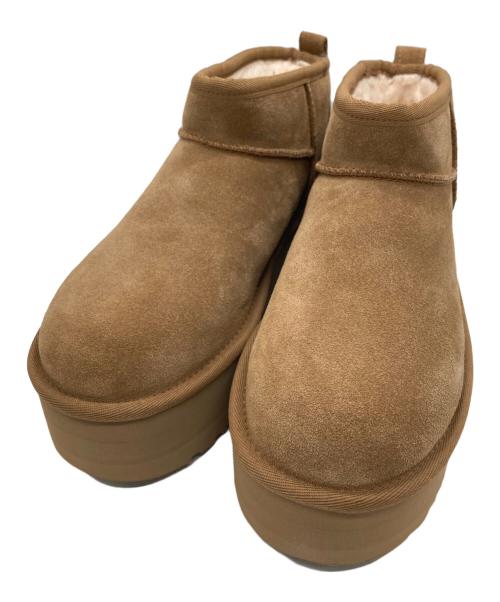 UGG（アグ）UGG (アグ) Classic Ultra Mini Platform ベージュ サイズ:23の古着・服飾アイテム