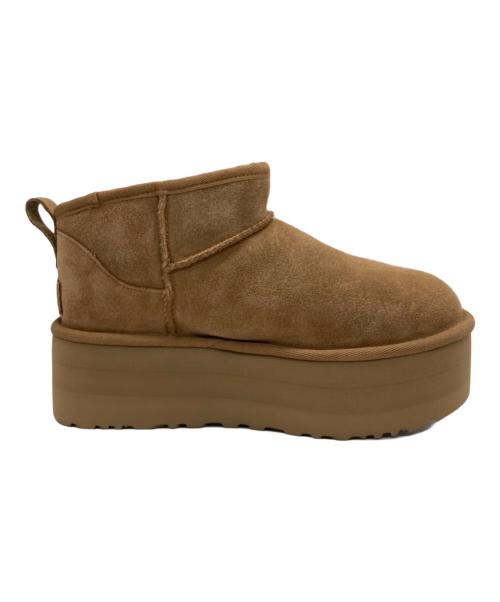 UGG（アグ）UGG (アグ) Classic Ultra Mini Platform ベージュ サイズ:23の古着・服飾アイテム