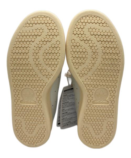 adidas Originals（アディダスオリジナル）adidas Originals (アディダスオリジナル) EDIFICE/IENA STANS MITH LUX Exclusiveモデル レザースニーカー ホワイト×シルバー サイズ:23cm 未使用品の古着・服飾アイテム