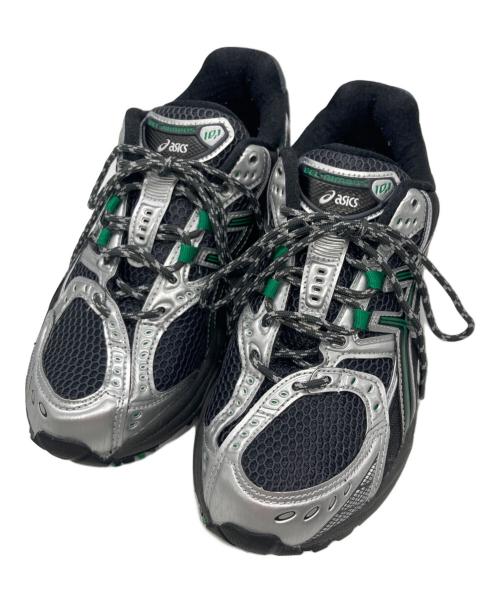 asics（アシックス）asics (アシックス) GEL-NIMBUS 10.1 ブラック×グリーン サイズ:24㎝の古着・服飾アイテム