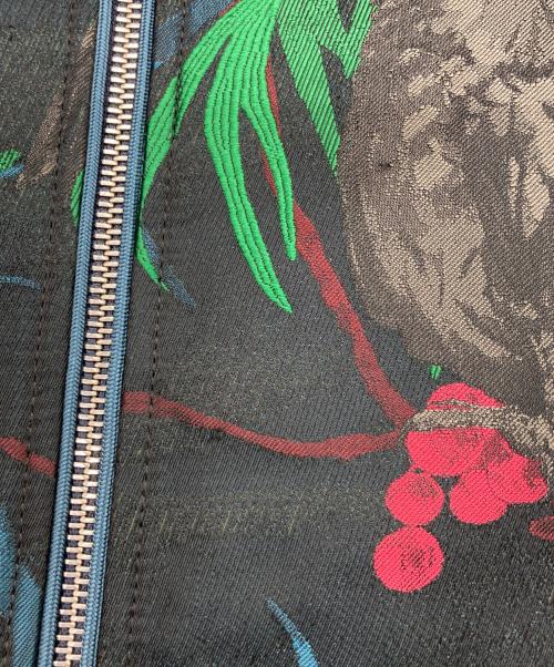 PAUL SMITH（ポールスミス）Paul Smith (ポールスミス) ボタニカル柄 ブルゾン ブラック サイズ:SIZE Mの古着・服飾アイテム