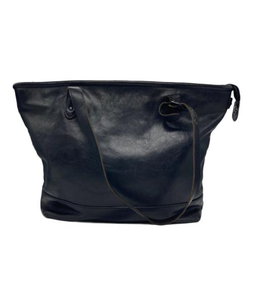 FRED PERRY（フレッドペリー）FRED PERRY (フレッドペリー) レザートートバッグ ブラックの古着・服飾アイテム