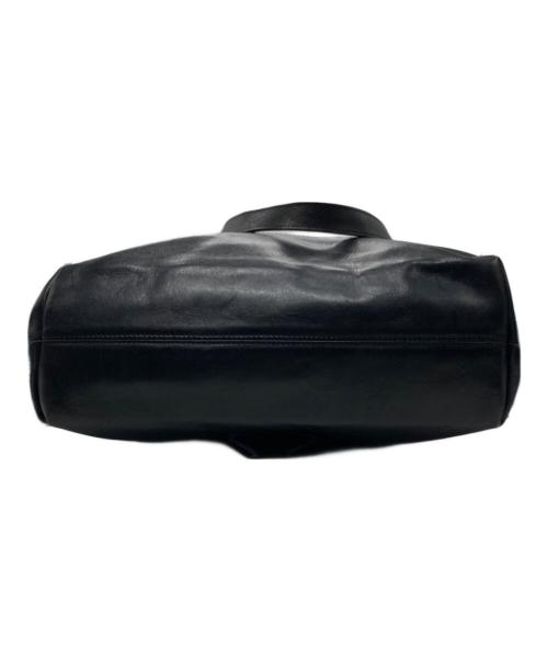 FRED PERRY（フレッドペリー）FRED PERRY (フレッドペリー) レザートートバッグ ブラックの古着・服飾アイテム