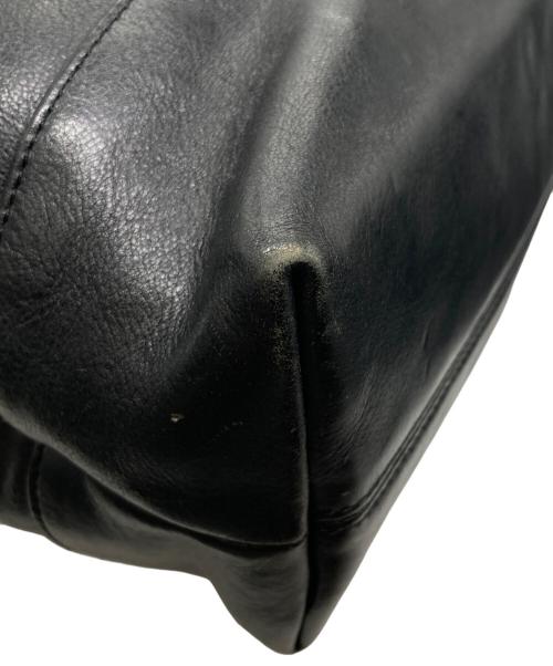 FRED PERRY（フレッドペリー）FRED PERRY (フレッドペリー) レザートートバッグ ブラックの古着・服飾アイテム