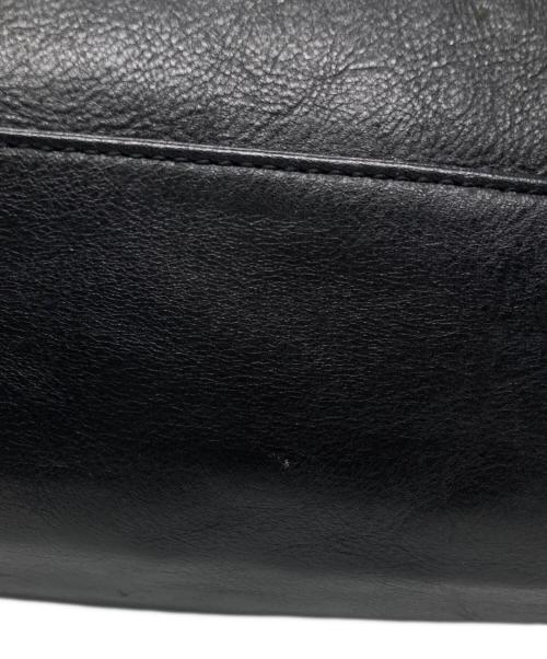 FRED PERRY（フレッドペリー）FRED PERRY (フレッドペリー) レザートートバッグ ブラックの古着・服飾アイテム