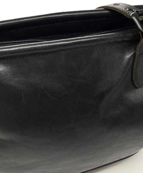 FRED PERRY（フレッドペリー）FRED PERRY (フレッドペリー) レザートートバッグ ブラックの古着・服飾アイテム