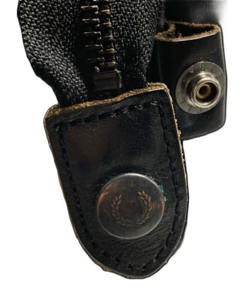 FRED PERRY（フレッドペリー）FRED PERRY (フレッドペリー) レザートートバッグ ブラックの古着・服飾アイテム