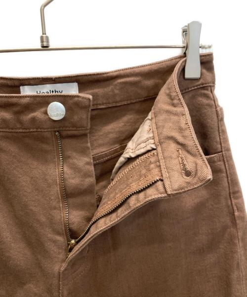 Healthy DENIM（ヘルシーデニム）Healthy DENIM (ヘルシーデニム) デニムパンツ ブラウン サイズ:24の古着・服飾アイテム