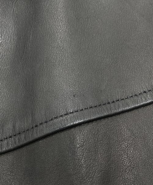 A vontade（アボンタージ）A vontade (アボンタージ) Leather Car Coat レザーカーコート ブラック サイズ:SIZE Sの古着・服飾アイテム