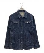 KOJIMA GENESコジマジーンズ）の古着「4ポケット ワークシャツ」｜インディゴ