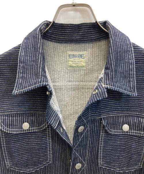 KOJIMA GENES（コジマジーンズ）KOJIMA GENES (コジマジーンズ) 4ポケット ワークシャツ インディゴ サイズ:SIZE Mの古着・服飾アイテム