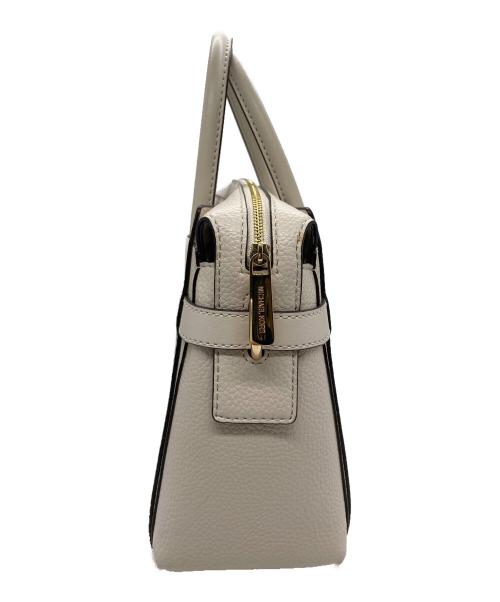 MICHAEL KORS（マイケル・コース）MICHAEL KORS (マイケル・コース) MERCER トップジップ ベルテッド サッチェル スモール 2WAYショルダーバッグ ベージュの古着・服飾アイテム