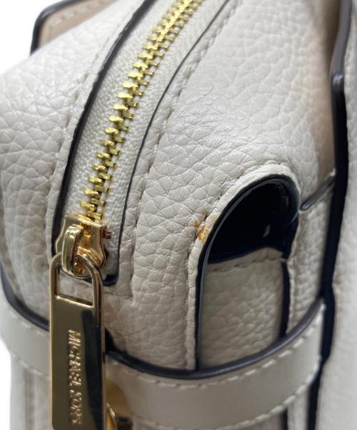 MICHAEL KORS（マイケル・コース）MICHAEL KORS (マイケル・コース) MERCER トップジップ ベルテッド サッチェル スモール 2WAYショルダーバッグ ベージュの古着・服飾アイテム