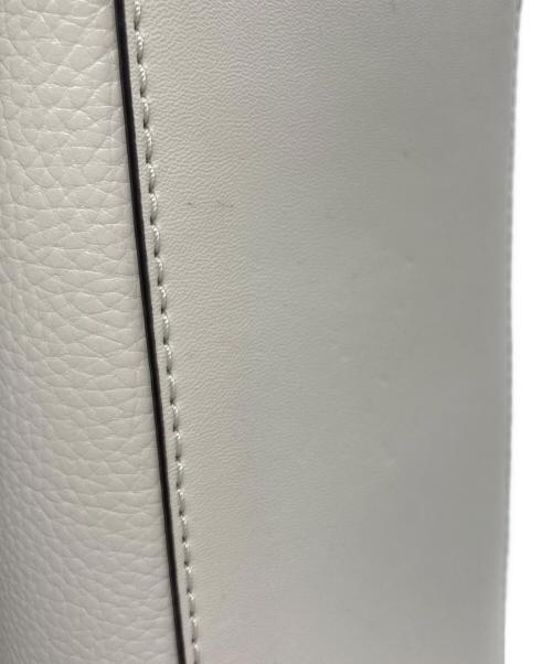 MICHAEL KORS（マイケル・コース）MICHAEL KORS (マイケル・コース) MERCER トップジップ ベルテッド サッチェル スモール 2WAYショルダーバッグ ベージュの古着・服飾アイテム