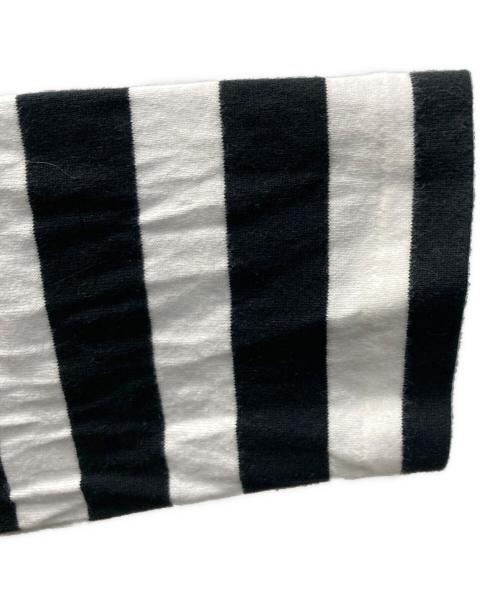 COMME des GARCONS（コムデギャルソン）COMME des GARCONS (コムデギャルソン) ボーダーカットソー ブラック×ホワイト サイズ:XXLの古着・服飾アイテム