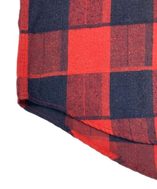 PENNEYS（ペニーズ）penneys (ペニーズ) チェックネルシャツ レッド×ネイビー サイズ:SIZE Mの古着・服飾アイテム