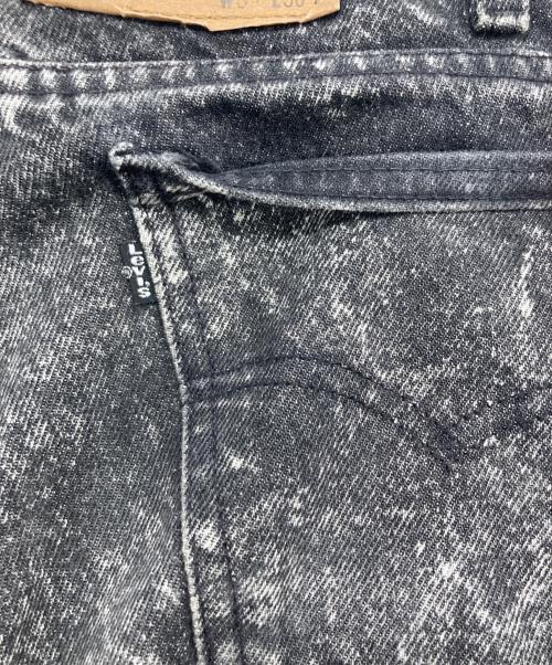 LEVI'S（リーバイス）LEVI'S (リーバイス) 550 ケミカルウォッシュ デニムパンツ ブラック サイズ:SIZE W35×L30の古着・服飾アイテム