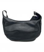 russetラシット）の古着「ソフトレザーラウンドショルダーバッグ」｜ブラック